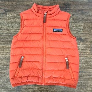 Patagonia Baby Down Vest - Orange- 2T